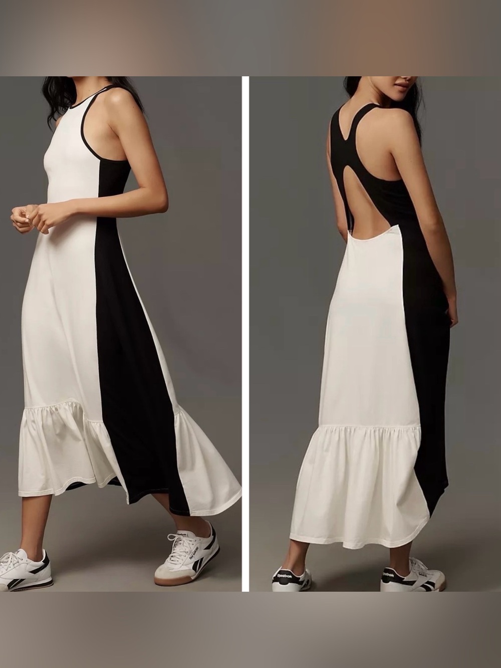 Anthropologie Daily Practice Colorblock Racer Maxi Dress, Size S